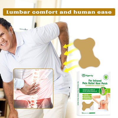 10 Pcs Lower Back Pain Relief Patch - Lumbar Spine & Sciatica Muscle Support Pad
