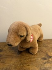 TY Beanie Buddy - Weenie the Dachshund Dog Puppy - Soft Plush Toy.