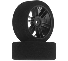 Johns Bsr Racing Front 26mm XX Pink Foam Tire Black wheel F2604-B