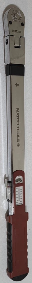 Matco TSBC250F72 1/2 英寸驱动硬度扭矩扳手 250 英尺磅 — 第 4/4 张图片