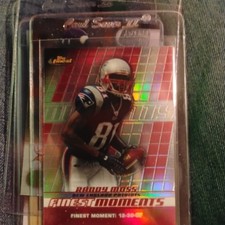 2008 Topps FINEST Football Randy Moss FINEST MOMENTS #FM-RM Refractor - Vikings