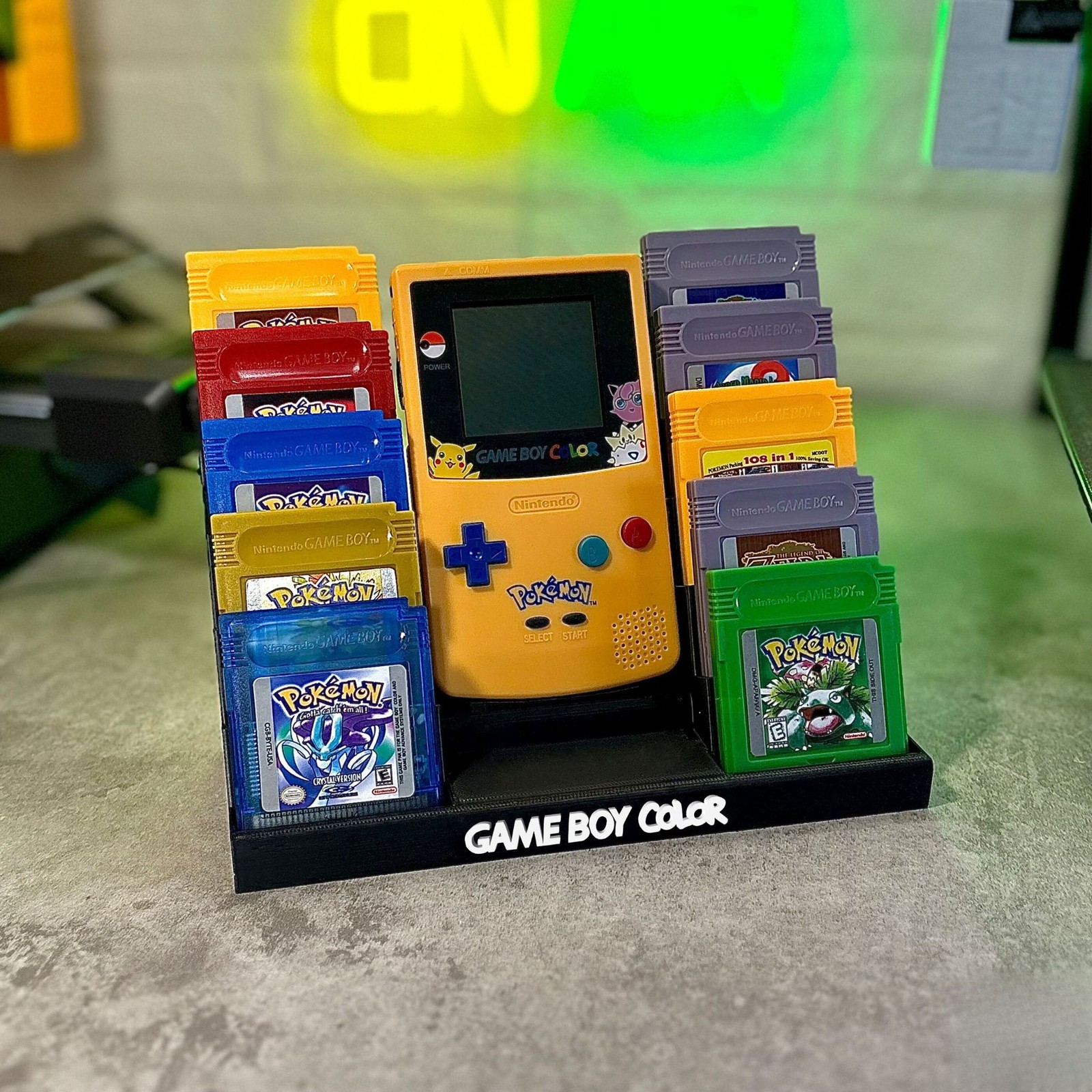 Console Game Boy Color support de rangement pour console rétro et manette