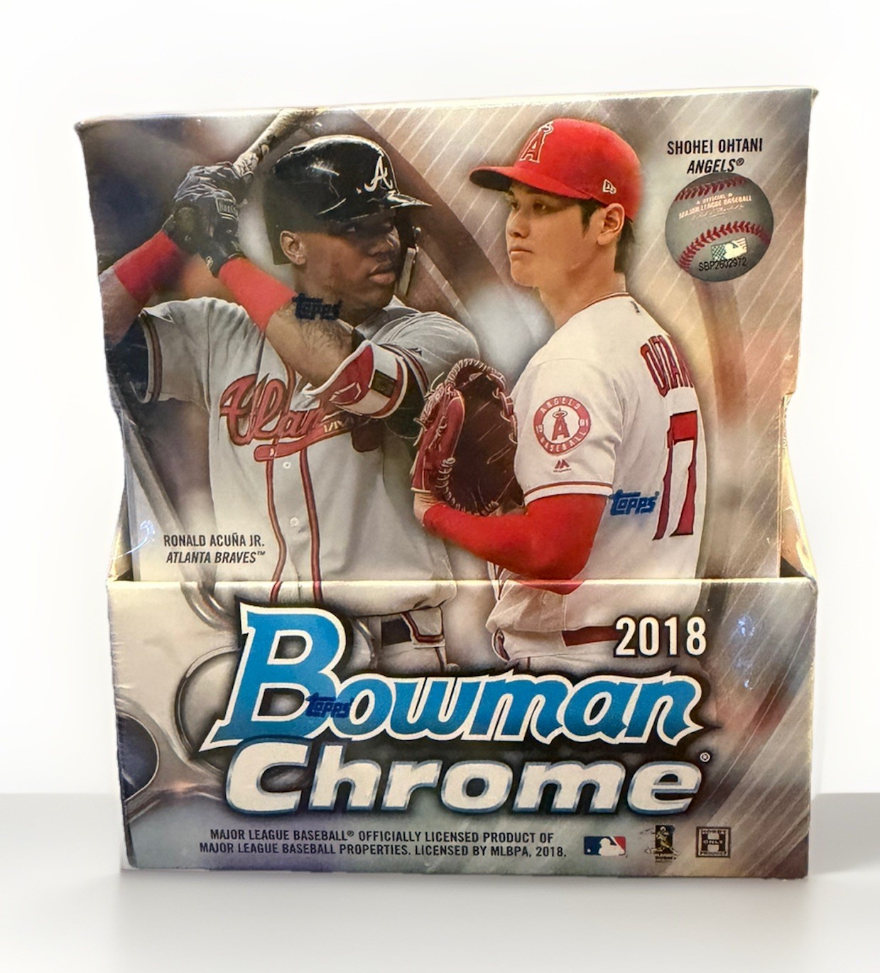 2018 Bowman Chrome Sealed Hobby Box… Shohei Ohtani Devers Acuna Rookie Auto? 