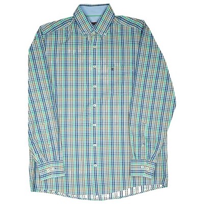 Casa Moda L 41/42 long sleeve shirt colorful check men's comfort fit casual
