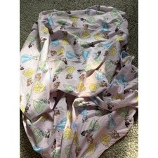 Disney Princesses Lambs  Ivy Fitted Crib Sheet Pink - Belle, Tiana, Cinderella