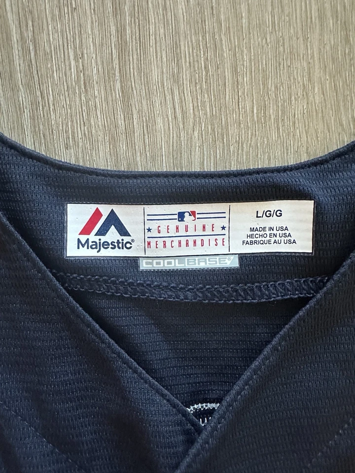 Camiseta Majestic Atlanta Braves Freeman #15 CoolBase Hecha en EE. UU. - Talla L Foto 3 de 4