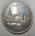 Happy Holidays 1 troy oz. silver coin