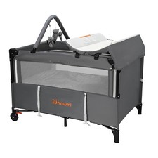 Portable Baby Bassinet,3 in1 Bedside Crib and Baby Playard  Changing Table w...