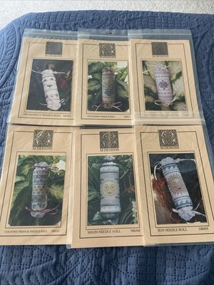 M DESIGNS Needleroll Cross Stitch Patterns Lot Of 6