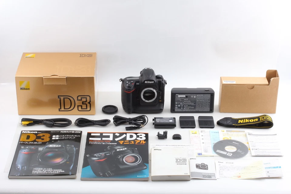 SC40516 [MINT in Box] Nikon D3 12.1MP Digital SLR Camera Body Black From JAPAN - Image 2 of 4