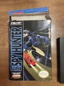 Super Spy Hunter Nintendo NES Video Game Complete in Box Sunsoft 1992 all insert