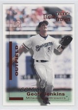 2001 Fleer Triple Crown Batting Average Red 6/303 Geoff Jenkins #12 0b5
