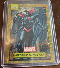 2024 Topps Chrome Marvel GOLD WAVE 50 Refractor Mr Mister Sinister Marvel Chrome