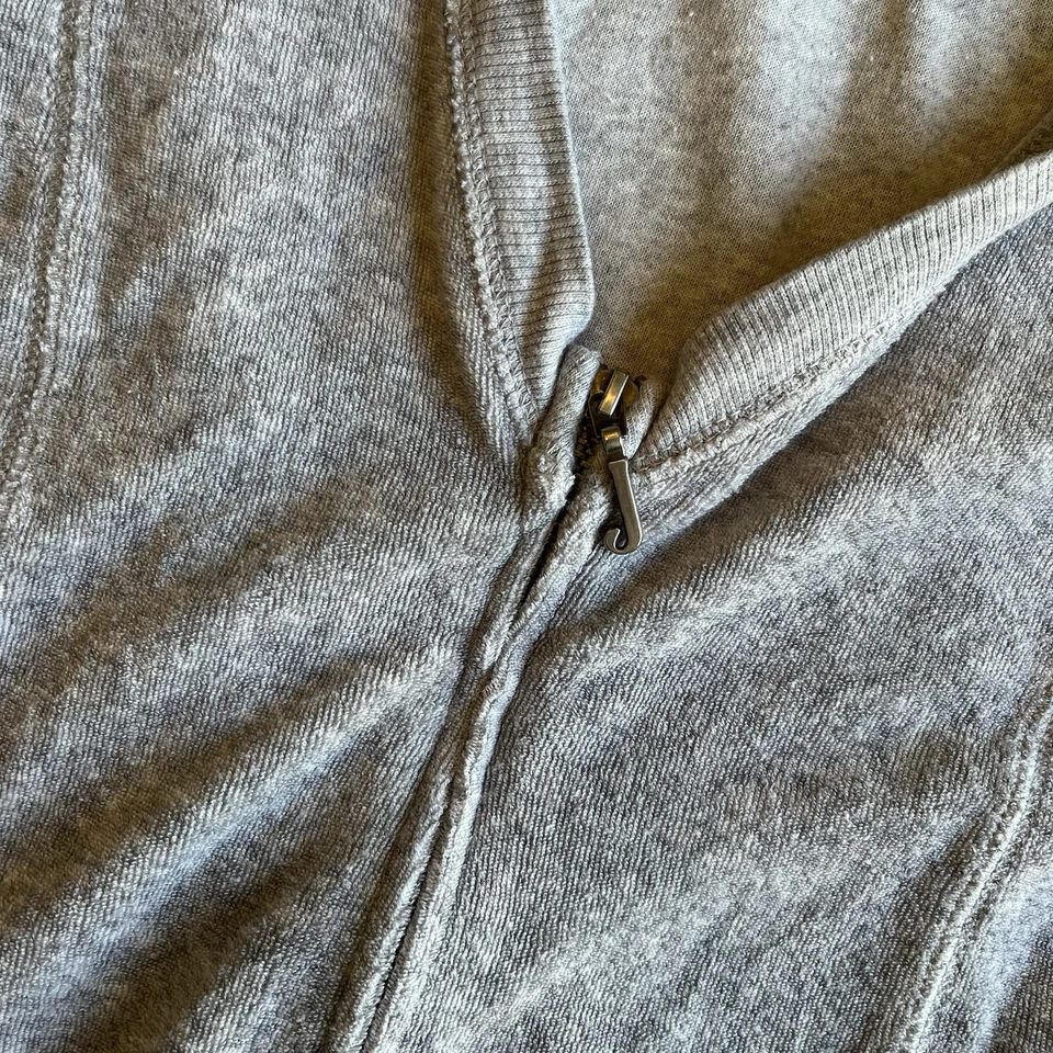 De colección Juicy Couture Terry Cremallera Chaqueta Y2K Sudadera con Capucha Cuello en V Largo Vestido de Encubrimiento Foto 3 de 4