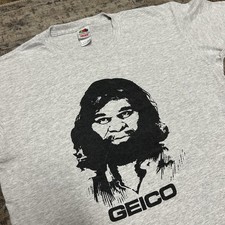 GEICO Caveman Portrait Vintage Shirt - L