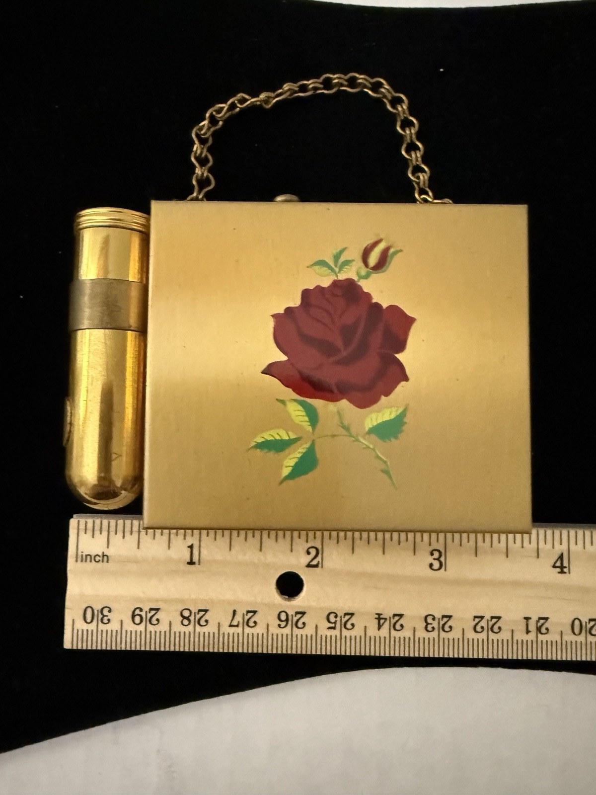 Vintage Double Sided CARRY ALL / MINAUDIERE - Cigarette Compact Mirror Case RARE