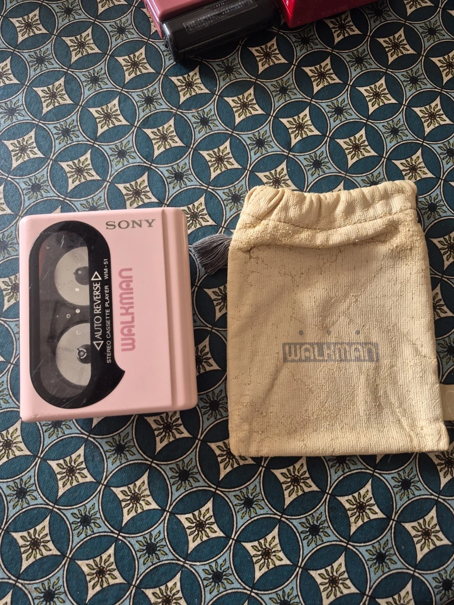 Walkman Cassette Vintage Années 80 – Fonctionne – Baladeur Noir