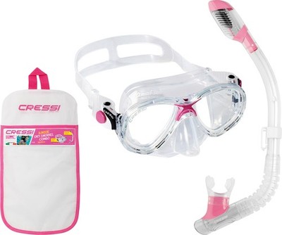 Cressi Marea Jr & Mini Dry Masks & Snorkels Combo
