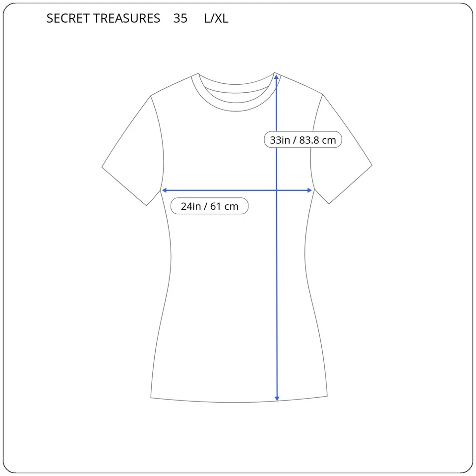 Top de pijama Secret Treasures para mujer L XL Hacer hoy increíble salón gris brillo Foto 2 de 4