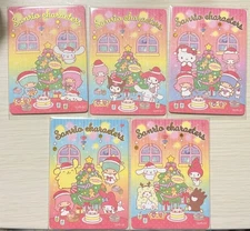Sanrio Christmas Group Card Hello Kitty My Melody Cinnamoroll Kuromi Pompompurin