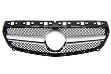 Zentralgrill f&uuml;r Mercedes A-Klasse W176 2012&ndash;2015 Design A45 Silber