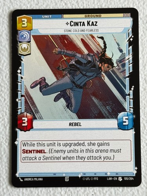 #ad Cinta Kaz Stone Cold and Fearless Uncommon A Lawless Time 105 264 NM $1.59