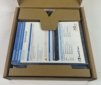 AudioCodes MediaPack MP-112 2FXS SIP Analog VoIP Gateway MP112/2S/SIP/CER