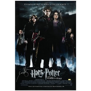Ian Whyte Autographed Harry Potter and the Goblet of Fire Original 27x40 Poster