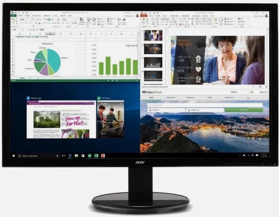 New in Box: Acer K202HQL 19.5 inch Widescreen HD LED Monitor - Image 2 of 3