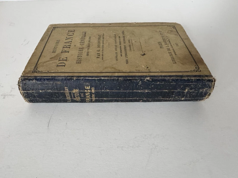 Rare Vintage French Book History Of France Foto 2 de 4