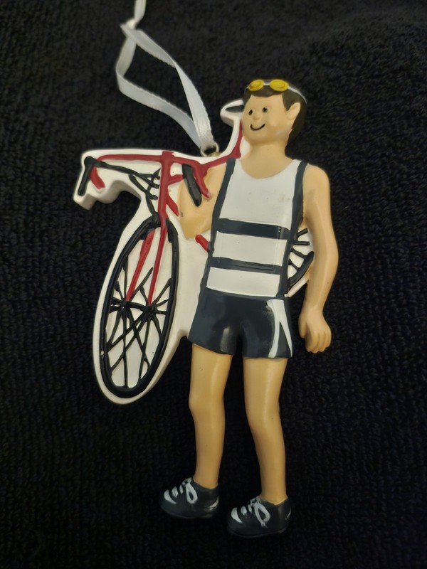 Triathlon ~ Christmas ~ Ornament ~ 2013