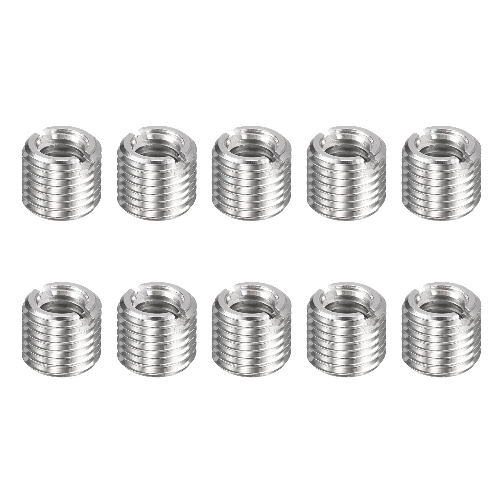 10pcs M9x1 Male to M6x1 Female Thread Repair Insert Reducing Nut 8mm Long