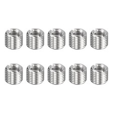 10pcs M9x1 Male to M6x1 Female Thread Repair Insert Reducing Nut 8mm Long