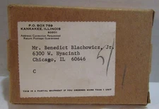 1960's General Mills Cereal Premium Empty Mailing Box