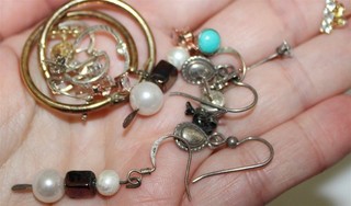 Fabulous mixed vintage to now sterling silver 925 paired earrings lot Lot# 391