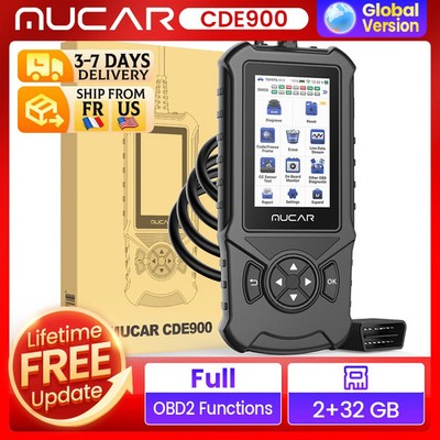 OBD2 Car Scanner Auto Diagnostic Tool ECM TCM ABS SRS 2+16G Code Reader
