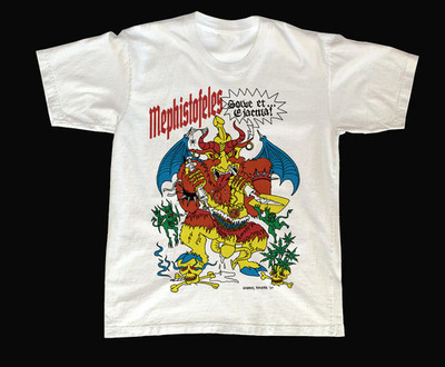 Retro Mephistofeles Solve et... Ejacula Cotton White T Shirt S-5XL Unisex BT462