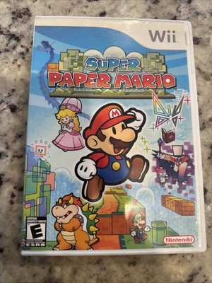 Paper Mario Super Mario (Nintendo Wii, 2007)