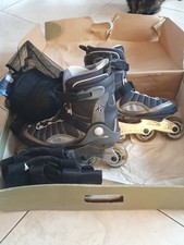 Rollerblades INLINE Men's Velocity TITANIUM Größe 39,5 EUR (NP über 170 Euro) 
