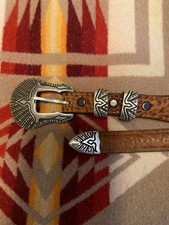 chacon sterling silver belt buckle