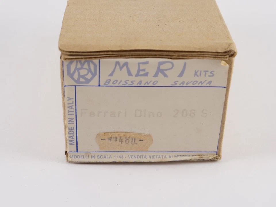 Meri Kits N° 3 Ferrari Dino 206 S #11 Montato 1/43 In Metallo Bianco - Immagine 3 di 4