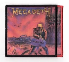 Megadeth Peace Sells But Whos Buying Sublimated Printed Patch Band Logo