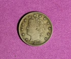 1908- Liberty Head V Nickel 5 Cent Piece #P36364