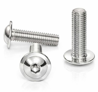 Linsenkopfschrauben Flansch M3 M4 M5 M6 M8 M10 Edelstahl V2A DIN-ISO 7380-2