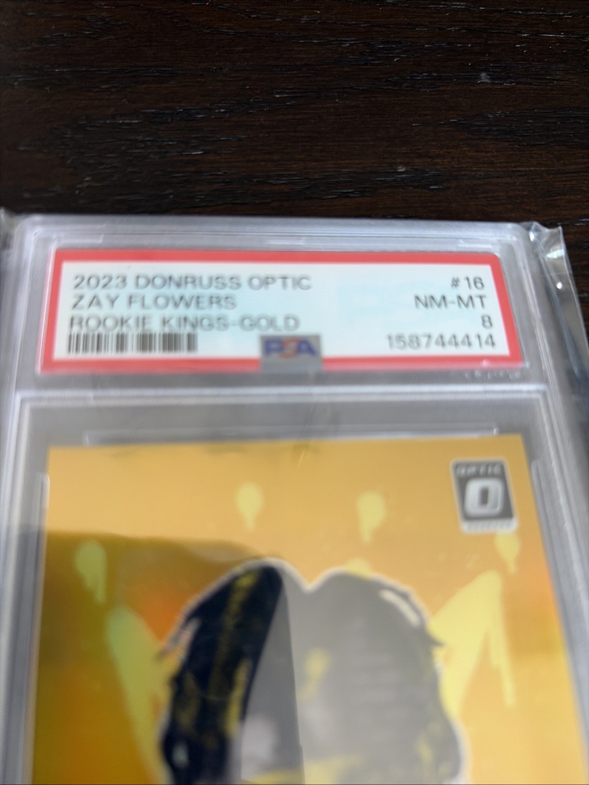 2023 Donruss Optic Zay Flowers #16 Rookie Kings gold 04/10 PSA 8 Rare Limited 🔥 view 2