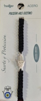 Bracciale Portafortuna Turco ZHIHUI – Perline Blu E Occhio Di Fatima – Mano Di Fatima – Regolabile 16-21,6 Cm – Metallo E Resina - 2