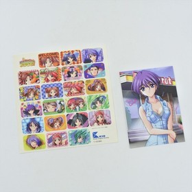 Sega Saturn WELCOME TO PIA CARROT with Card Sticker Spine * 2343 ss