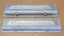 1956-1959 Corvette Valve Covers Staggered Hole 7 Fin GM 3726086 C1 Chevrolet