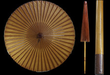 Vintage Rural Japan Wagasa umbrella Japanese hand made craft 1950