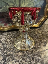 Bath & Body Works Chalice Cup 3 Wick Candle Holder 2023 Halloween New